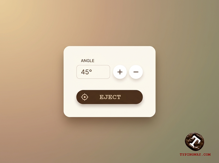 Theta Flux Auto-Pilot panel where you type in your calculated launch angle